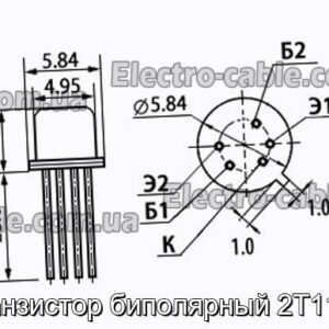 Транзистор биполярный 2Т118А - фотография № 1.