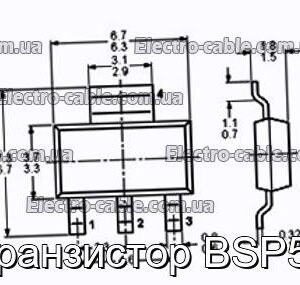 Транзистор BSP51 - фотография № 1.