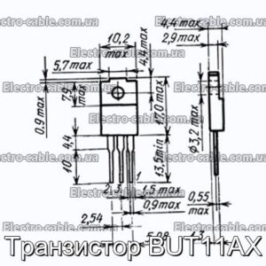 Транзистор BUT11AX - фотография № 1.