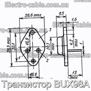 Транзистор BUX98A - фотография № 1.