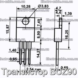 Транзистор BUZ90 - фотография № 1.