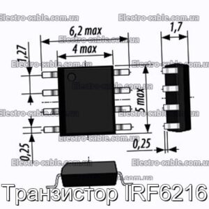 Транзистор IRF6216 - фотография № 1.