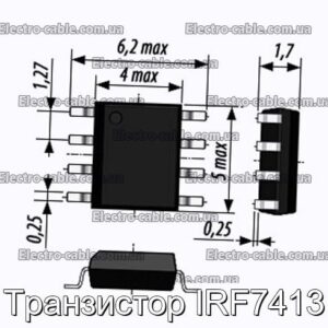 Транзистор IRF7413 - фотография № 1.