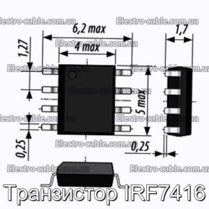 Транзистор IRF7416 - фотография № 1.