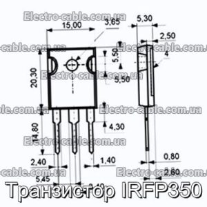 Транзистор IRFP350 - фотография № 1.