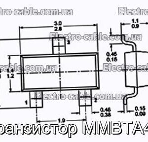 Транзистор MMBTA42 – фотографія №1.