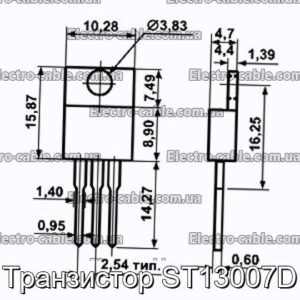 Транзистор ST13007D - фотография № 1.