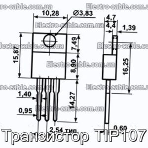 Транзистор TIP107 - фотография № 1.