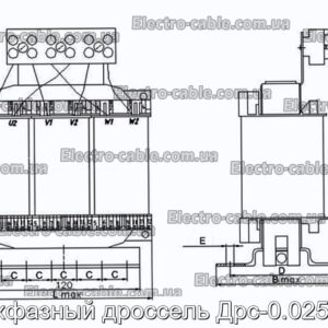 Трехфазный дроссель Дрс-0.025/500 - фотография № 1.