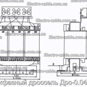 Трехфазный дроссель Дрс-0.04/325 - фотография № 1.