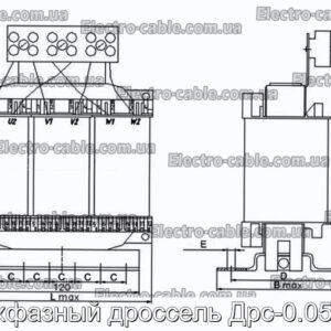 Трехфазный дроссель Дрс-0.05/110 - фотография № 2.