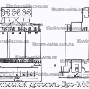Трехфазный дроссель Дрс-0.05/260 - фотография № 2.