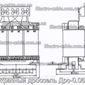 Трехфазный дроссель Дрс-0.06/220 - фотография № 1.