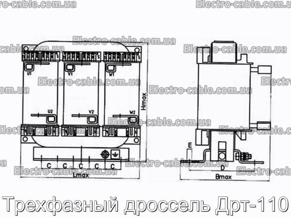 Трехфазный дроссель Дрт-110 - фотография № 2.