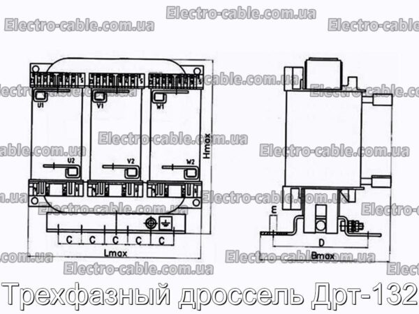 Трехфазный дроссель Дрт-132 - фотография № 2.