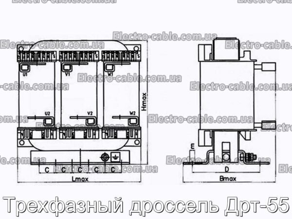 Трехфазный дроссель Дрт-55 - фотография № 2.