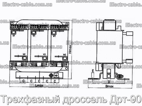 Трехфазный дроссель Дрт-90 - фотография № 1.