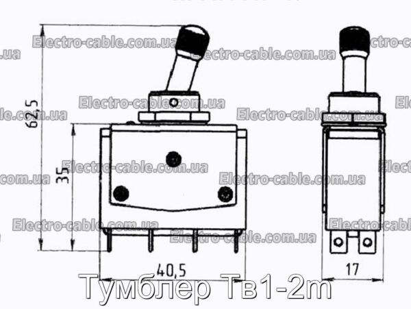 Тумблер Тв1-2m - фотография № 1.