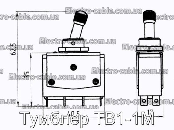 Тумблер ТВ1-1M - фотография № 2.