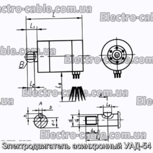 Електродвигун асинхронний УАД-54 – фотографія №1.