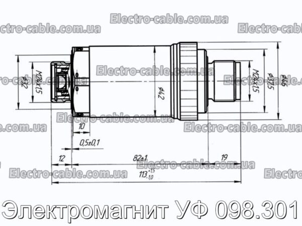 Электромагнит УФ 098.301 - фотография № 2.