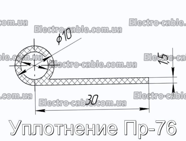 Уплотнение Пр-76 - фотография № 1.