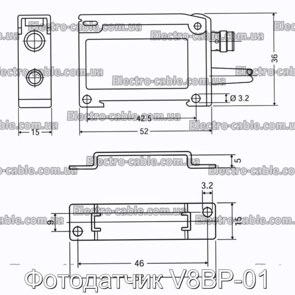 Фотодатчик V8BP-01 - фотография № 2.