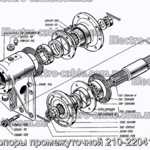 Вал опоры промежуточной 210-2204110-а - фотография № 2.