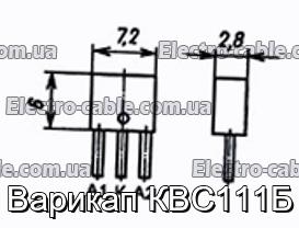 Варикап КВС111Б - фотография № 1.