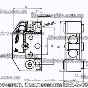 Вимикач безпеки ВБ5-2-00УХЛ3 – фотографія №2.