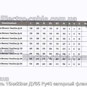 Вентиль 15нж22нж ДУ65 Ру40 запорный фланцевый - фотография № 2.