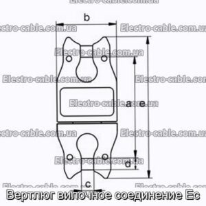 Вертлюг вилочное соединение Ec - фотография № 1.