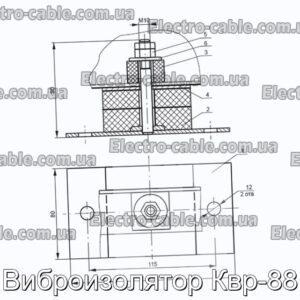 Виброизолятор Квр-88 - фотография № 1.