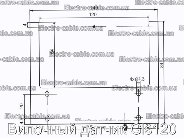 Вилочный датчик Gls120 - фотография № 3.