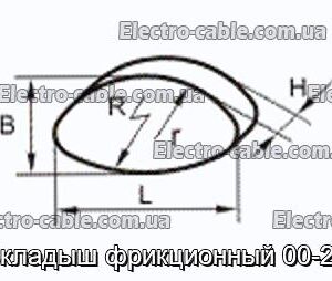 Вкладыш фрикционный 00-21 - фотография № 1.