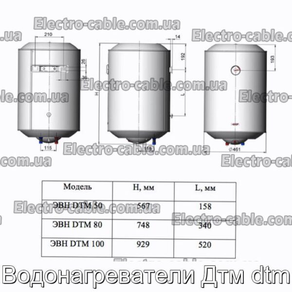 Водонагреватели Дтм dtm - фотография № 3.