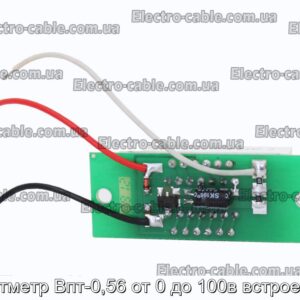 Вольтметр Впт-0,56 от 0 до 100в встроенный - фотография № 1.