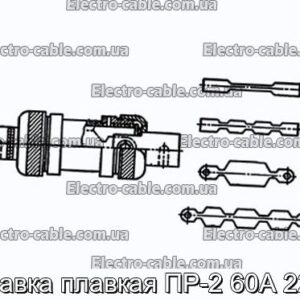 Вставка плавкая ПР-2 60А 220В - фотография № 1.