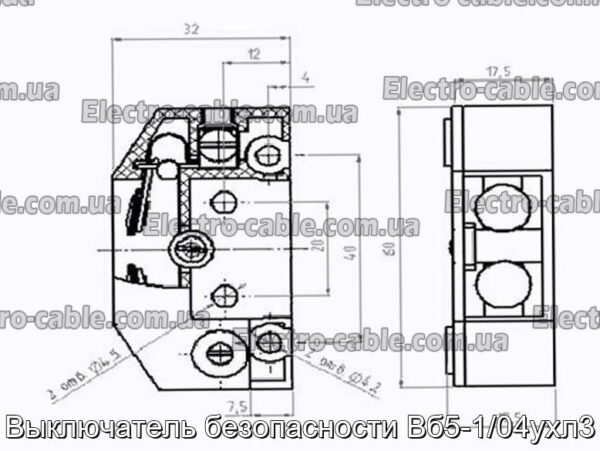 Выключатель безопасности Вб5-1/04ухл3 - фотография № 1.