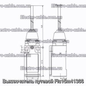 Выключатель путевой Fls15m41366 - фотография № 2.