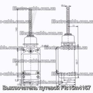 Выключатель путевой Fls15m4167 - фотография № 1.