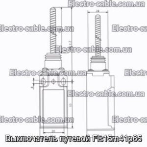 Выключатель путевой Fls15m41p65 - фотография № 2.