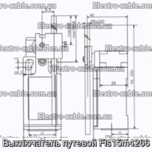 Выключатель путевой Fls15m4266 - фотография № 2.