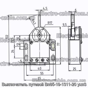 Выключатель путевой Вп85-19-1311-20 ухл3 - фотография № 1.