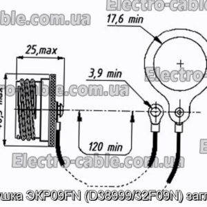 Заглушка ЭКР09FN (D38999/32F09N) заглушка - фотография № 1.