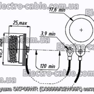 Заглушка ЭКР09WR (D38999/32W09R) заглушка - фотография № 1.