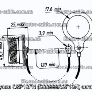 Заглушка ЭКР13FN (D38999/32F13N) заглушка - фотография № 1.