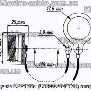 Заглушка ЭКР17FN (D38999/32F17N) заглушка - фотография № 1.