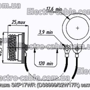 Заглушка ЭКР17WR (D38999/32W17R) заглушка - фотография № 1.