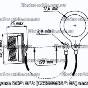 Заглушка ЭКР19FR (D38999/32F19R) заглушка - фотография № 1.